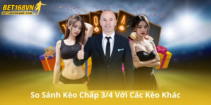 So Sánh Kèo Chấp 3/4 Với Các Kèo Chấp Khác